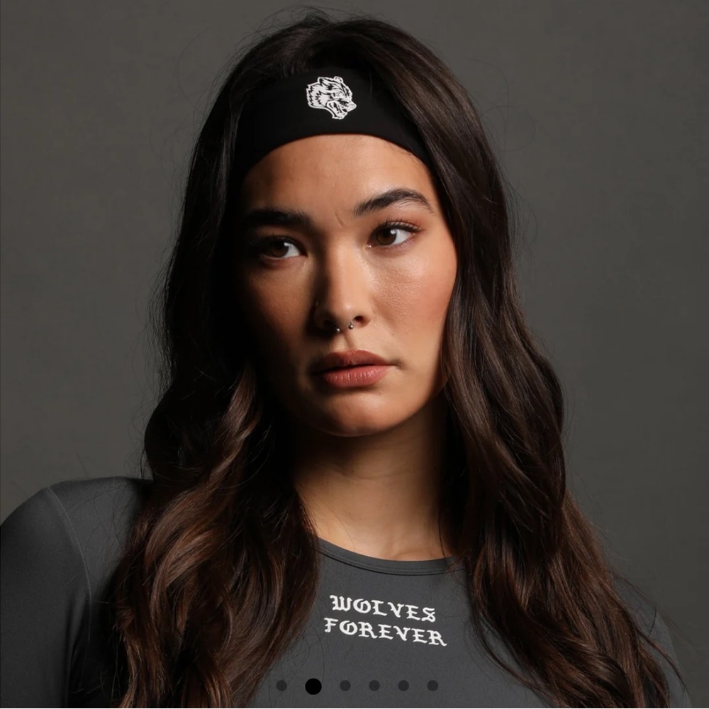 Darc Sport Wolf Head Energy Headband in Black